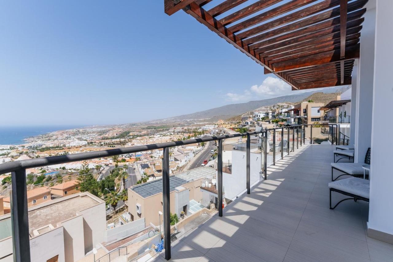 Sunset White Villa - Ocean View, Jakuzzi, Heated Pool, Air-Conditioning, Grill Playa de las Americas  Ngoại thất bức ảnh