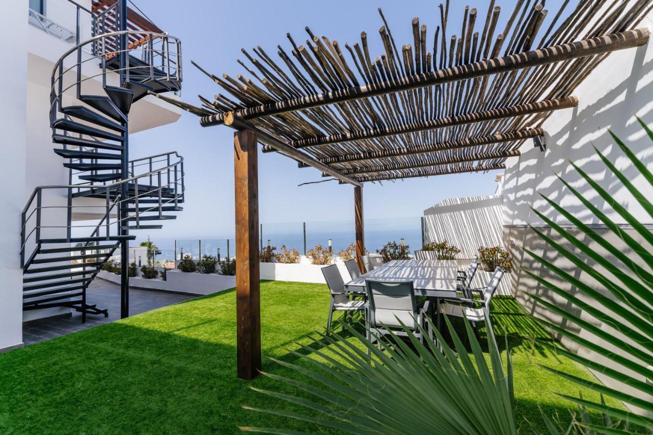 Sunset White Villa - Ocean View, Jakuzzi, Heated Pool, Air-Conditioning, Grill Playa de las Americas  Ngoại thất bức ảnh