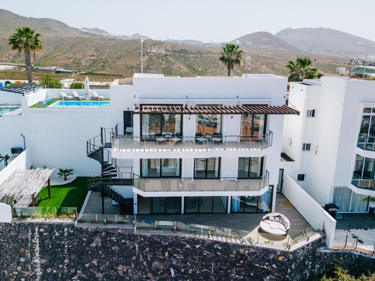 Sunset White Villa - Ocean View, Jakuzzi, Heated Pool, Air-Conditioning, Grill Playa de las Americas  Ngoại thất bức ảnh