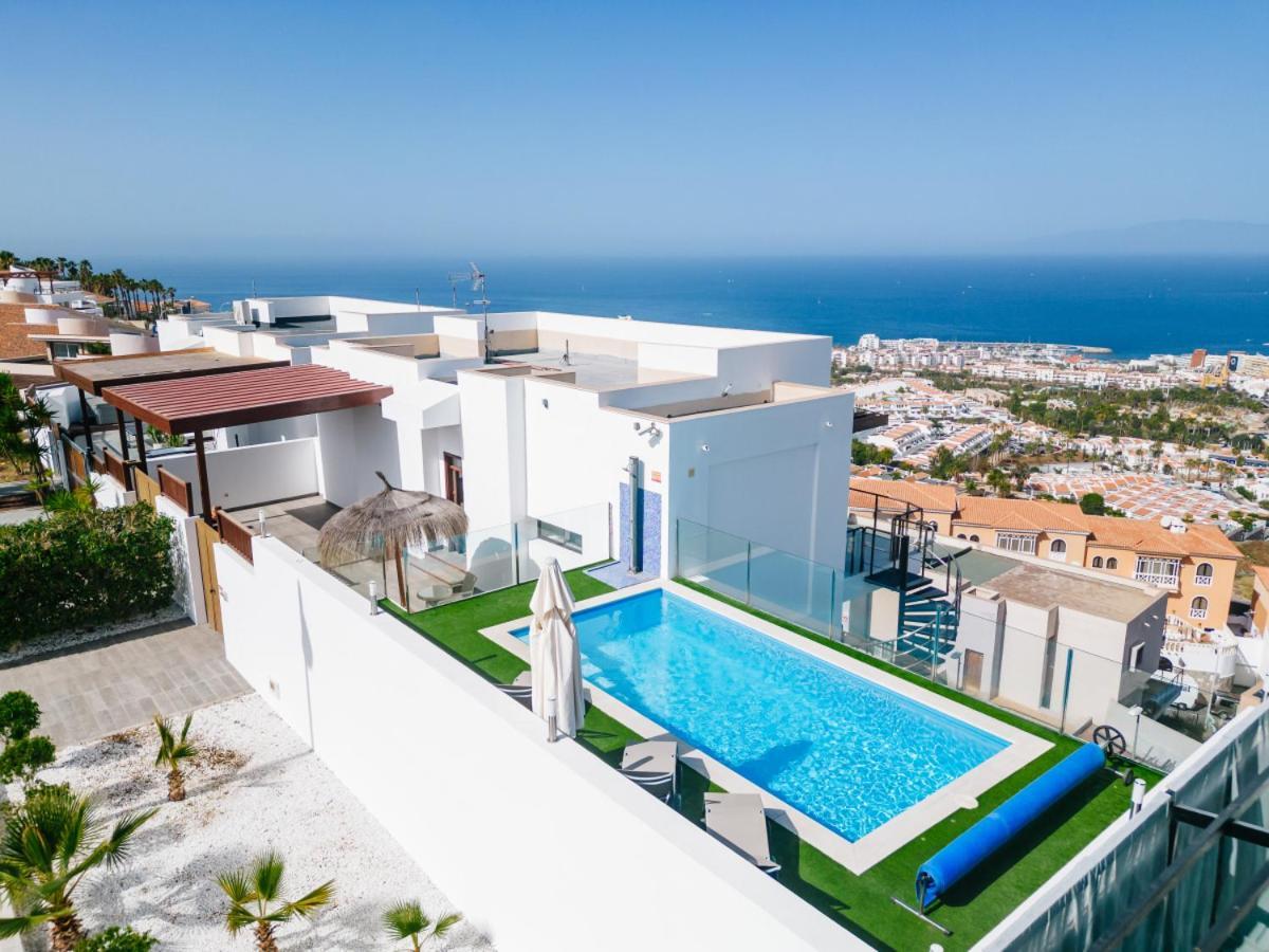 Sunset White Villa - Ocean View, Jakuzzi, Heated Pool, Air-Conditioning, Grill Playa de las Americas  Ngoại thất bức ảnh