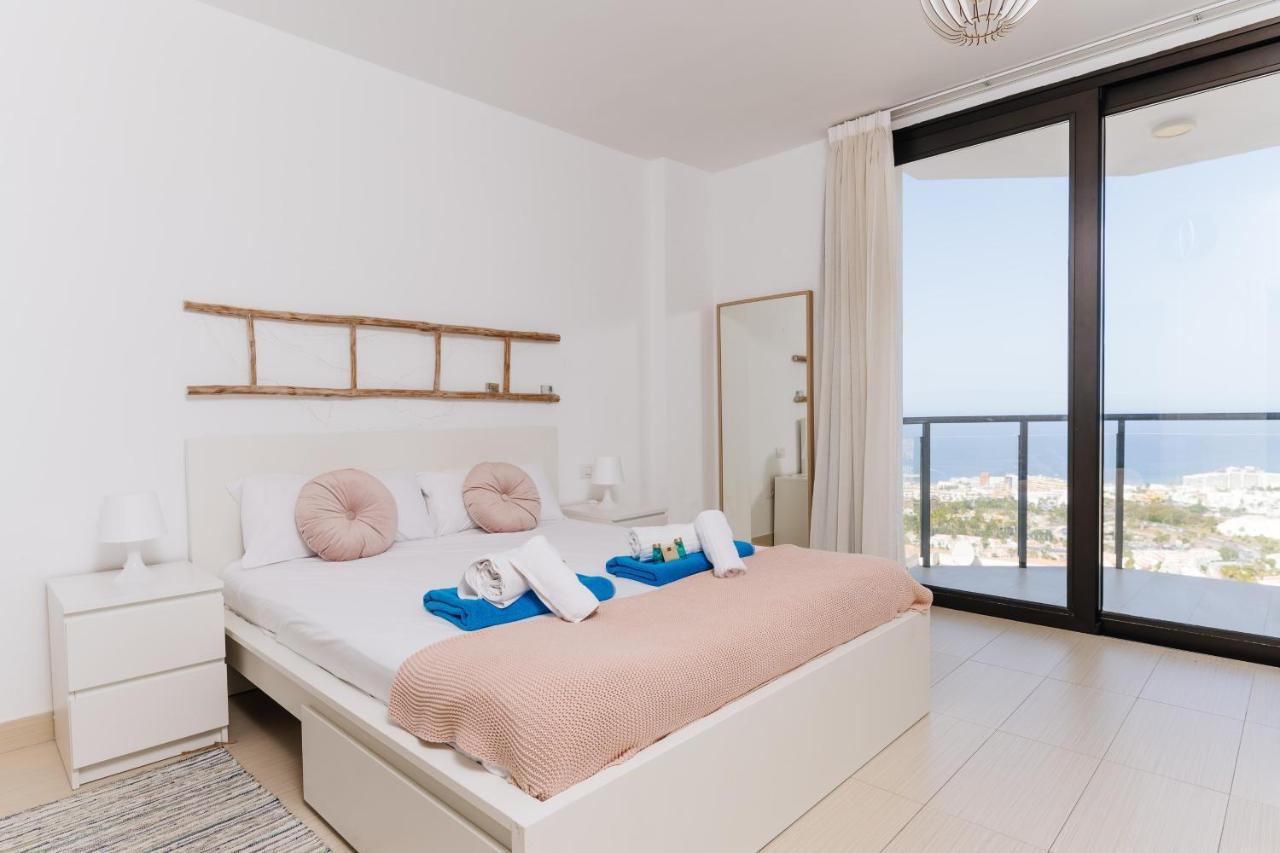 Sunset White Villa - Ocean View, Jakuzzi, Heated Pool, Air-Conditioning, Grill Playa de las Americas  Ngoại thất bức ảnh