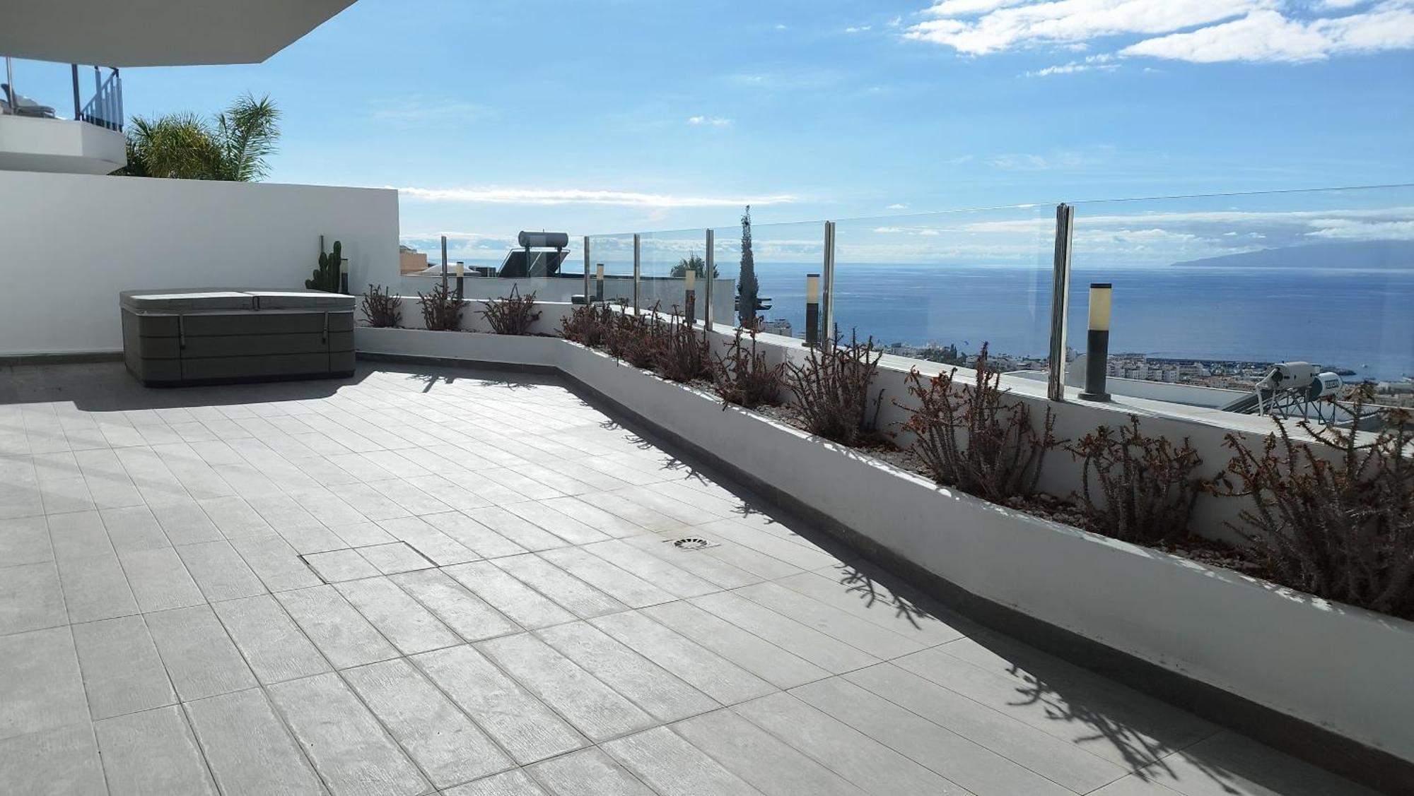 Sunset White Villa - Ocean View, Jakuzzi, Heated Pool, Air-Conditioning, Grill Playa de las Americas  Ngoại thất bức ảnh